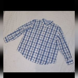 Izod Men's Long Sleeve Button Down Shirt Sz 2XL